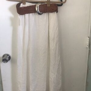 sheer Icy fashion white skirt